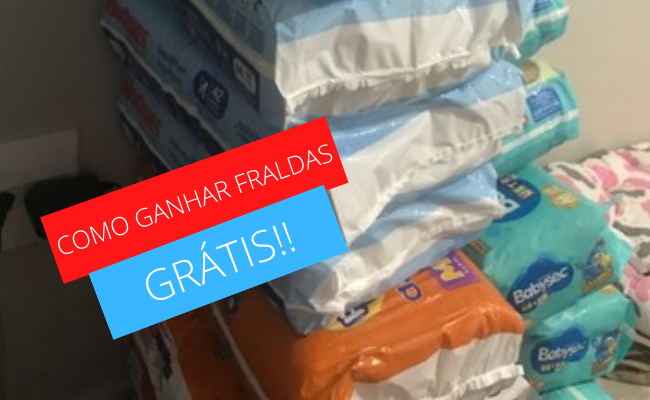 Saiba como ganhar fraldas grátis para seu bebê